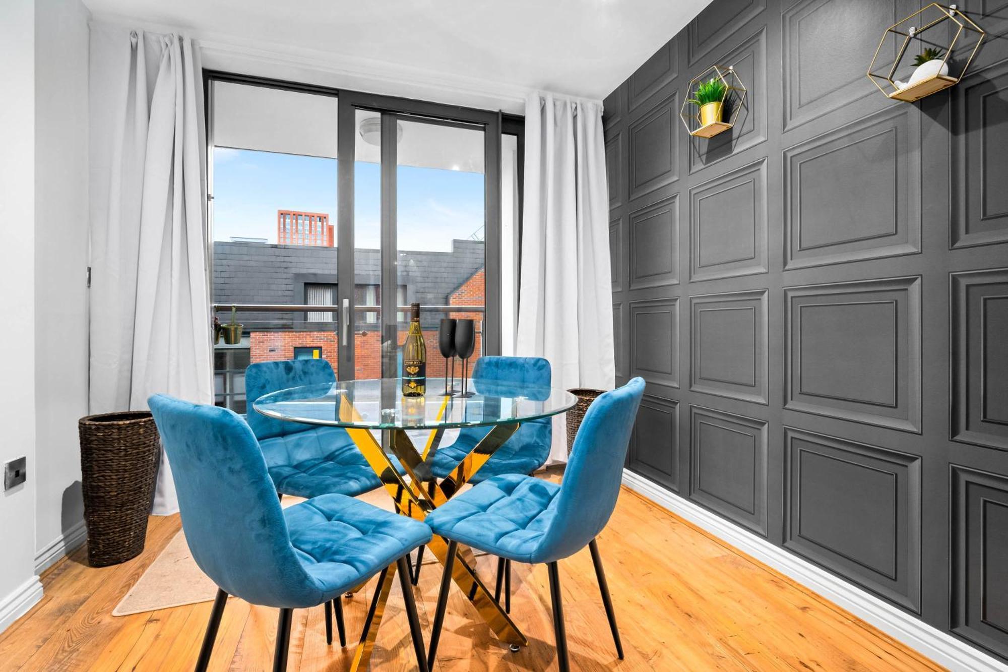 Luxury Two Bedroom Apartment - City Ceentre - Balcony - Jq - Netflix & Wifi - 11B Birmingham Zewnętrze zdjęcie