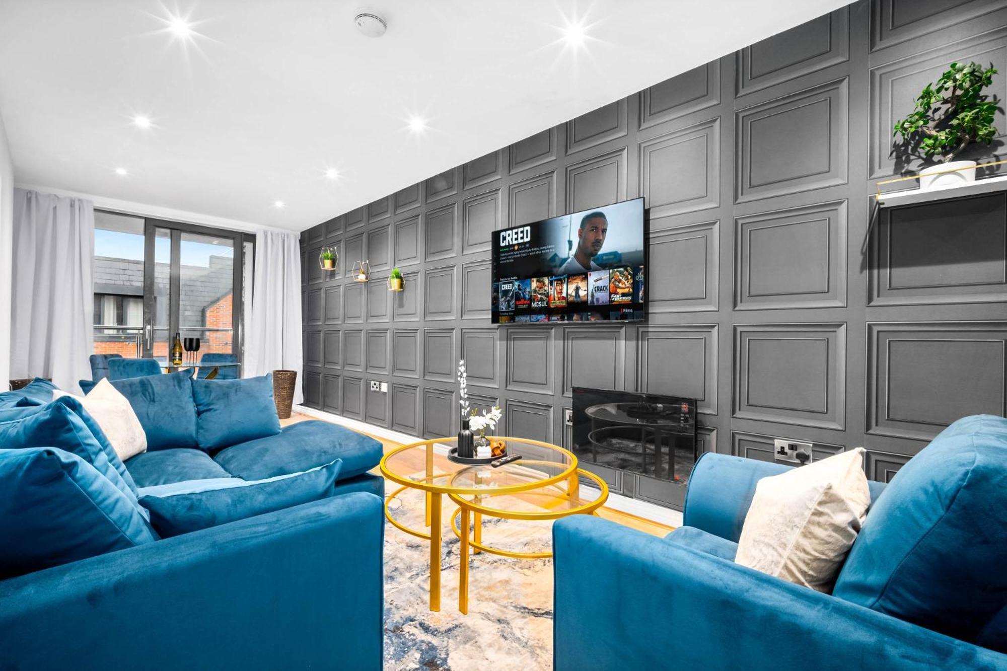 Luxury Two Bedroom Apartment - City Ceentre - Balcony - Jq - Netflix & Wifi - 11B Birmingham Zewnętrze zdjęcie