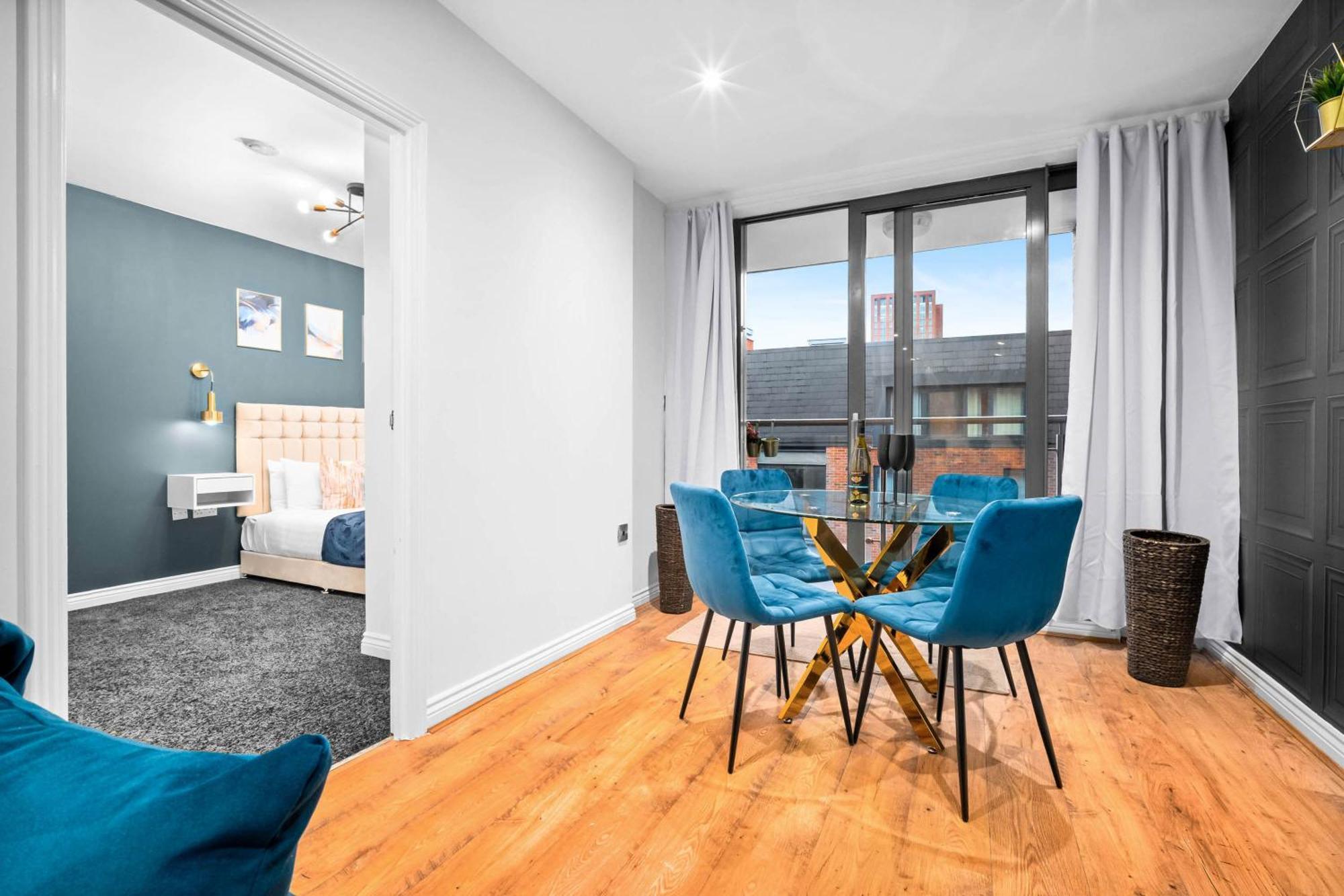 Luxury Two Bedroom Apartment - City Ceentre - Balcony - Jq - Netflix & Wifi - 11B Birmingham Zewnętrze zdjęcie
