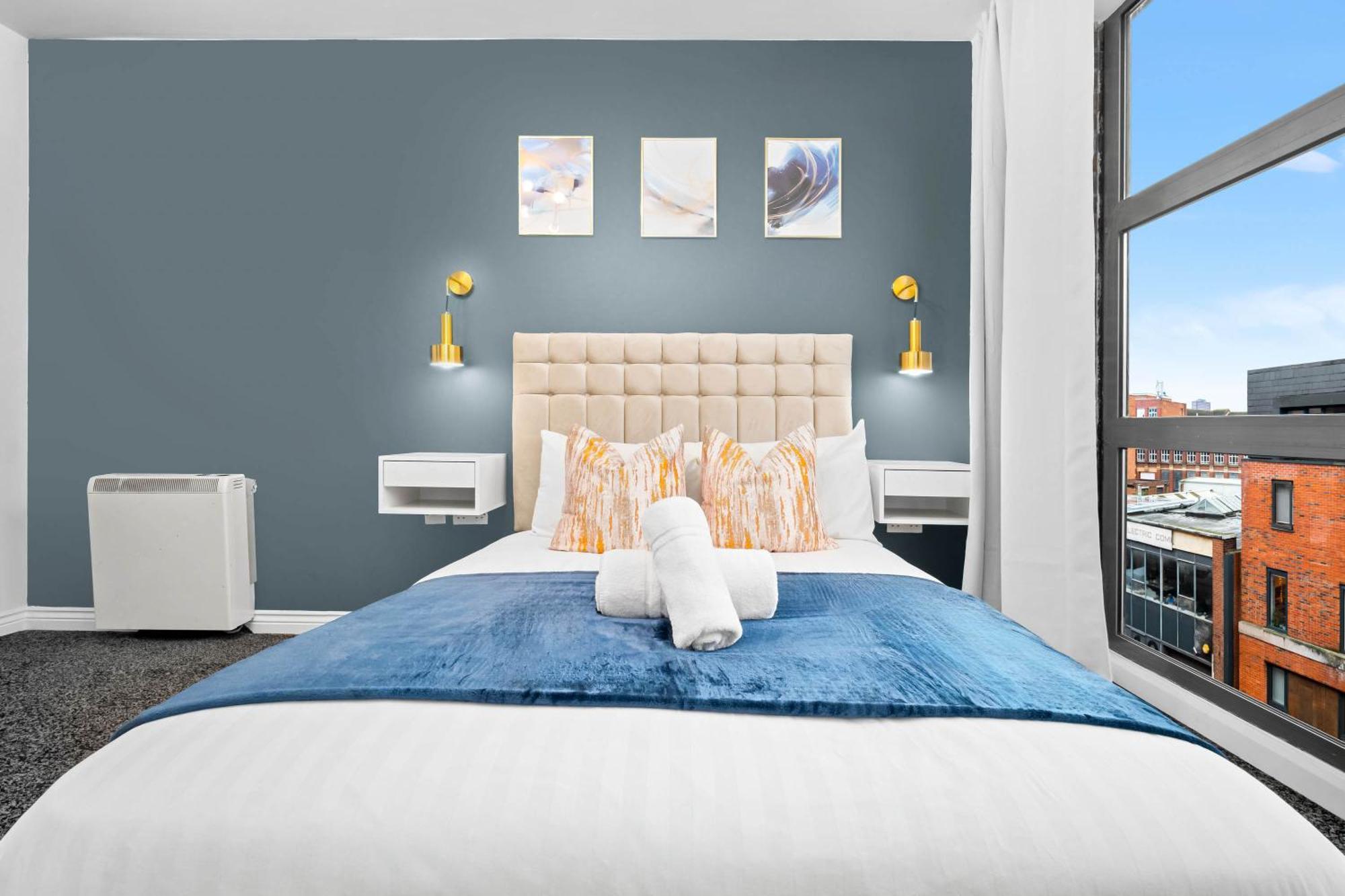 Luxury Two Bedroom Apartment - City Ceentre - Balcony - Jq - Netflix & Wifi - 11B Birmingham Zewnętrze zdjęcie